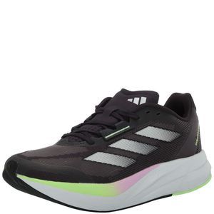 adidas Women's Duramo Speed Sneaker, Aurora Black/Zero Metallic/Black, 6